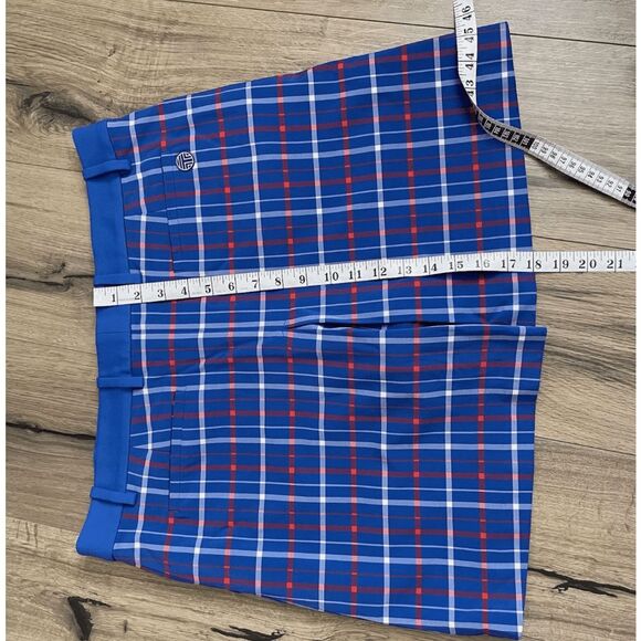Tory Burch Golf Skort in Red, Blue, White Plaid, Size XL, MSRP $130 - Picture 5 of 10